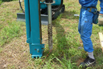 Installing piles